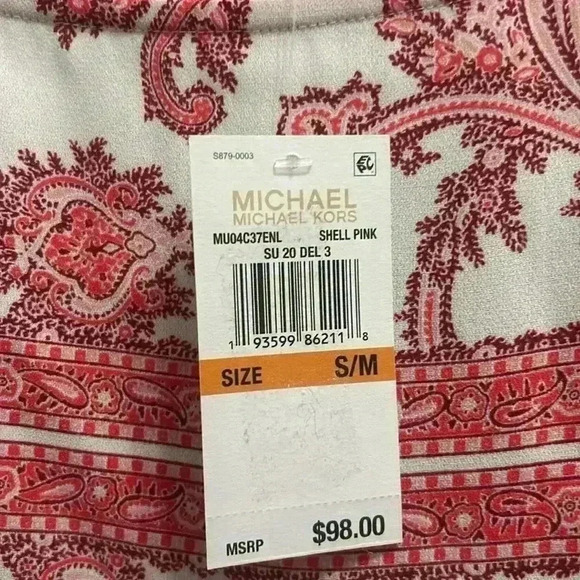 NWT MICHAEL KORS HANDKERCHIEF BLOUSE - Picture 6 of 7